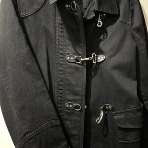 Polo Ralph Lauren Black denim toggle Coat, Med